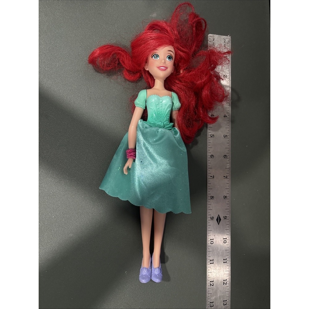 Disney Princess Ariel Fashion Doll 11" 2017 Hasbro C-2604A Green Skirt Shoes